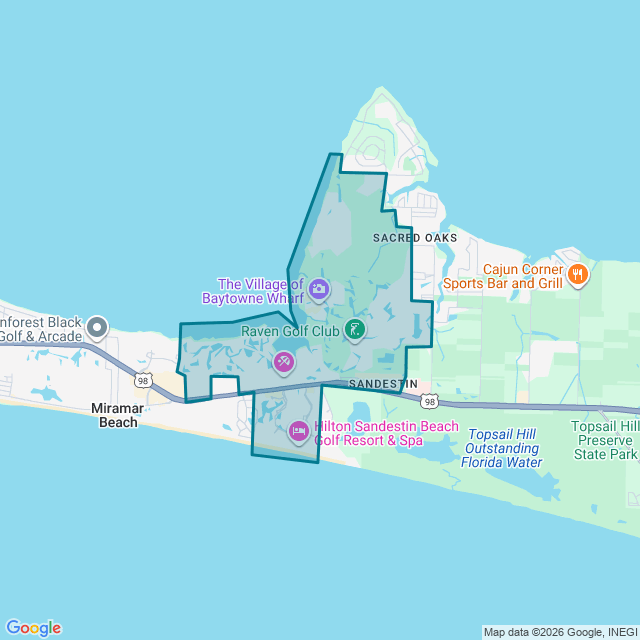 Map of Sandestin