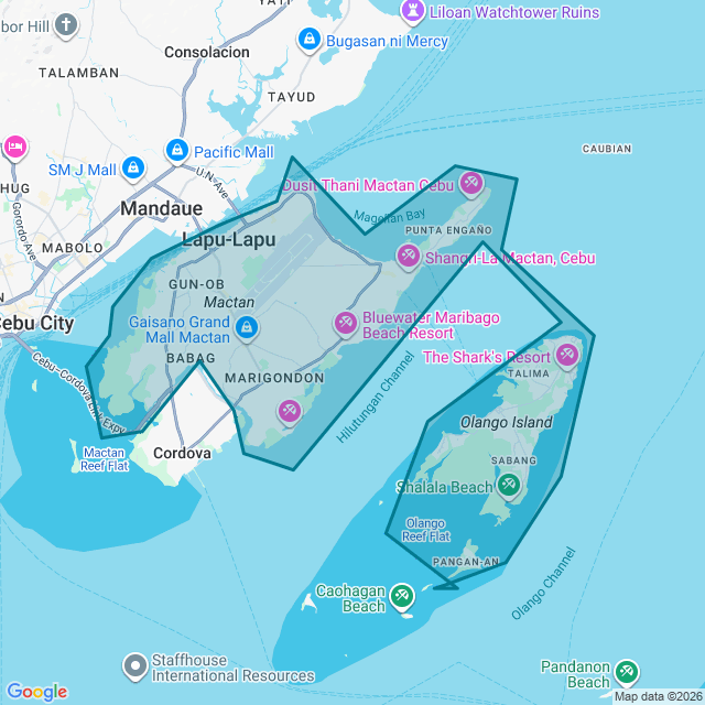 Map of Lapu-Lapu City