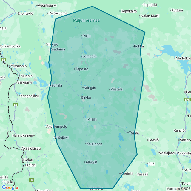 Map of Kittila