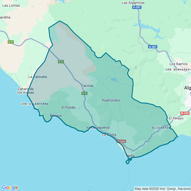 Map of Tarifa