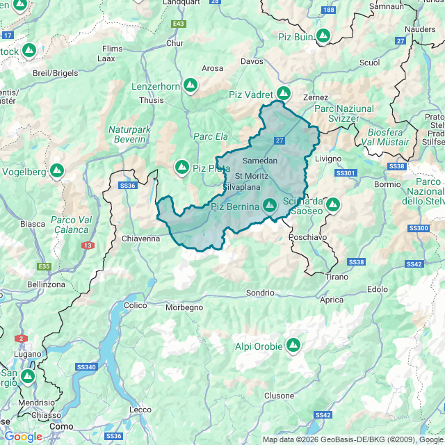 Map of Maloja