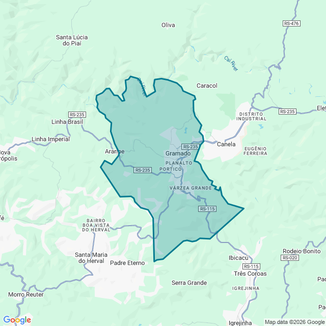 Map of Gramado
