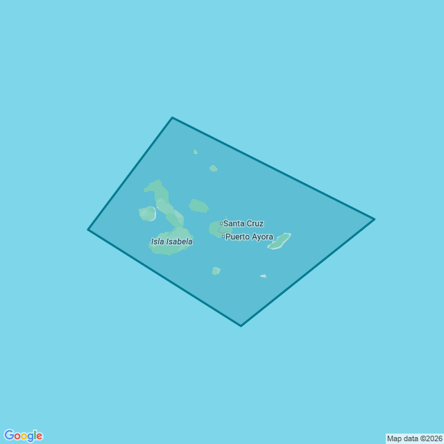 Map of Galapagos