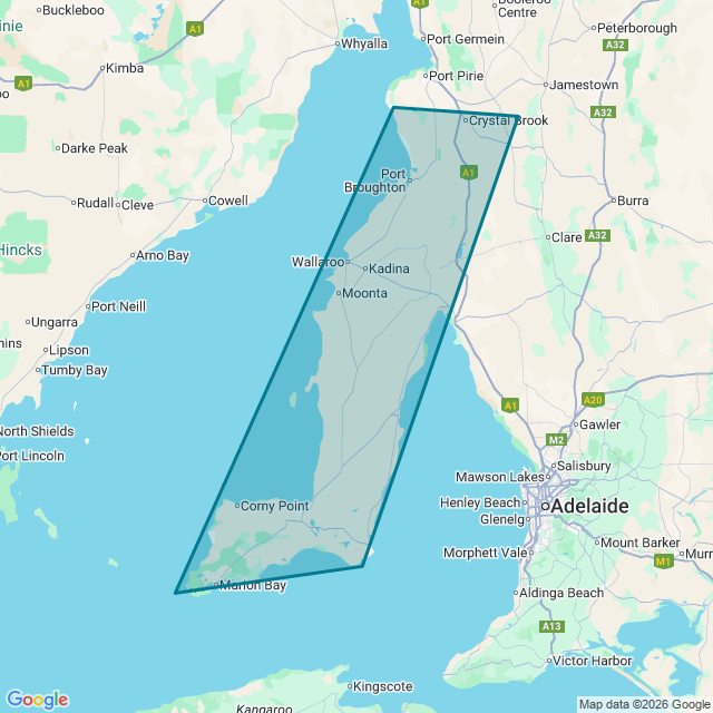 Map of Northern And Yorke