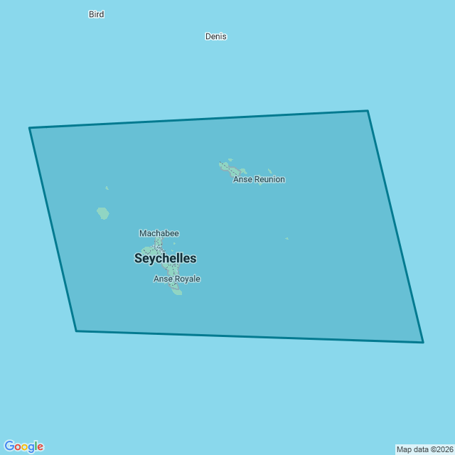 Map of Seychelles