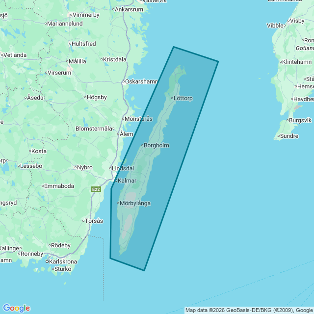 Map of Öland