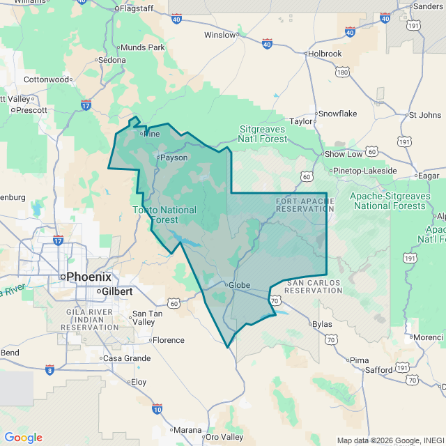 Map of Payson