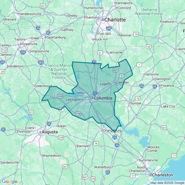 Map of Columbia