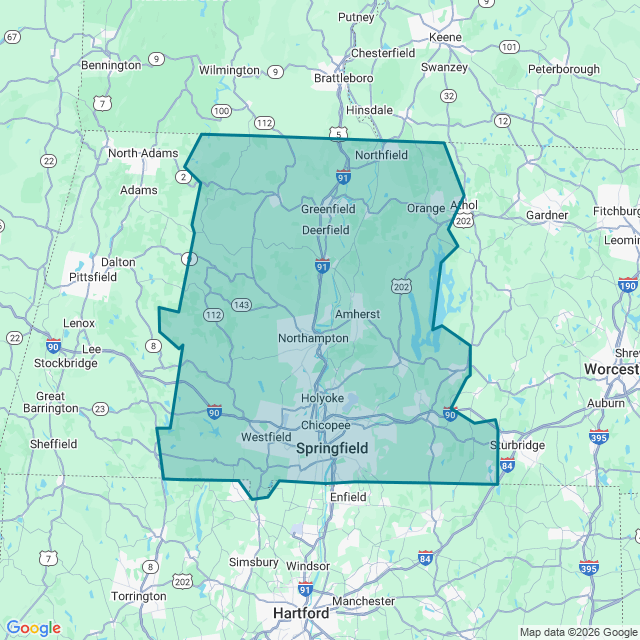 Map of Springfield